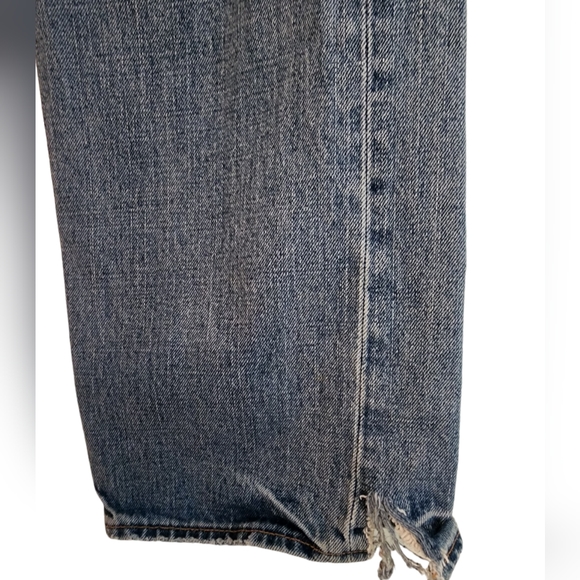 Hollister Straight Leg Blue Denim 5 pocket Jeans Button Fly 31 x 32 - Picture 2 of 9
